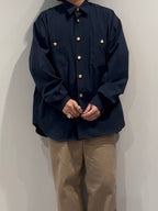 【先行予約商品】再販希望多数!! 前回即完売!!  SOLOTEX®︎ 紺ブレ SHIRTS JACKET