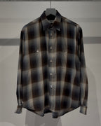 MERCURY BUTTON RAYON OMBRE SHIRT JACKET - PAST005