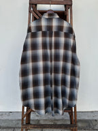 MERCURY BUTTON RAYON OMBRE SHIRT JACKET - PAST005