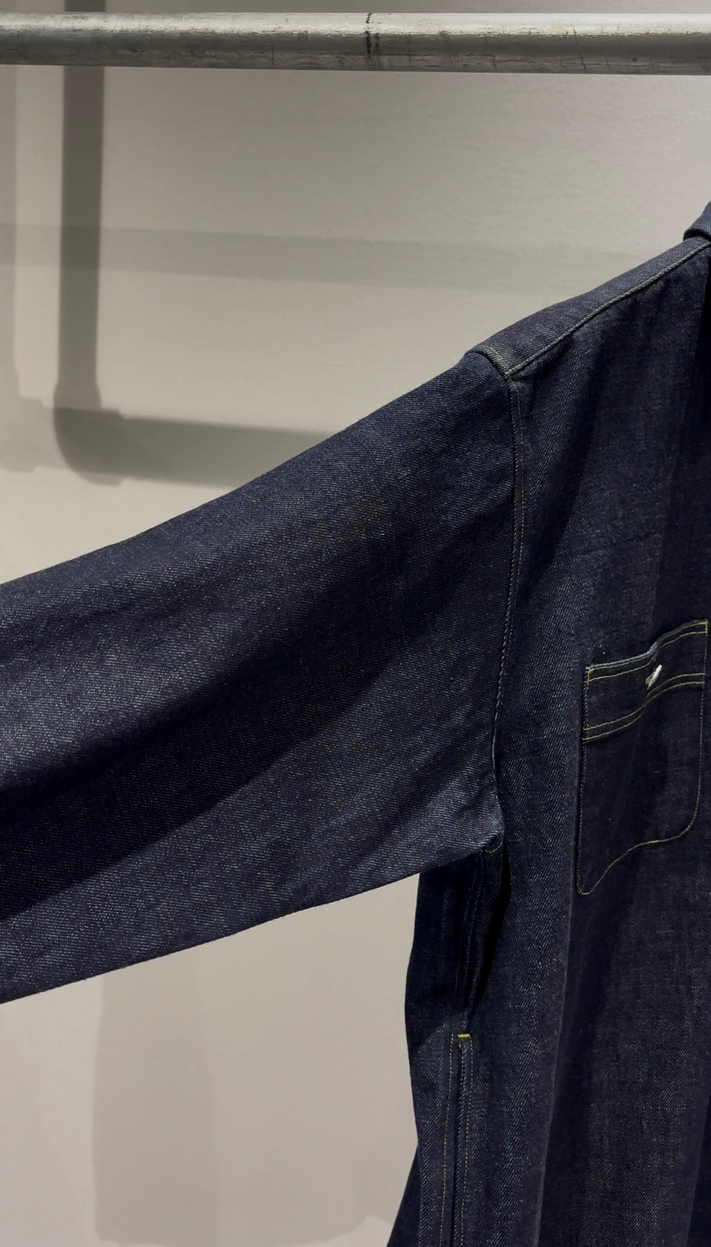 MERCURY BUTTON 12OZ DENIM JACKET SHIRTS - PAST-005