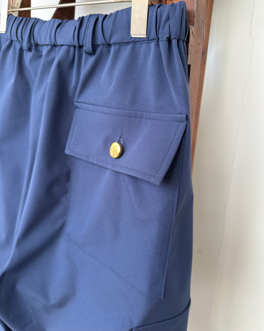 CHANGE BUTTON SOLOTEX®︎ CARGO SLACKS - NAVY