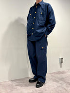 CHANGE BUTTON SOLOTEX®︎ CARGO SLACKS - NAVY