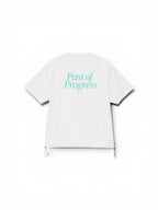 Instagram 1,500フォロワー達成記念  Classic Logo BALLON Tシャツ - ティファニーカラー 【WHITE】