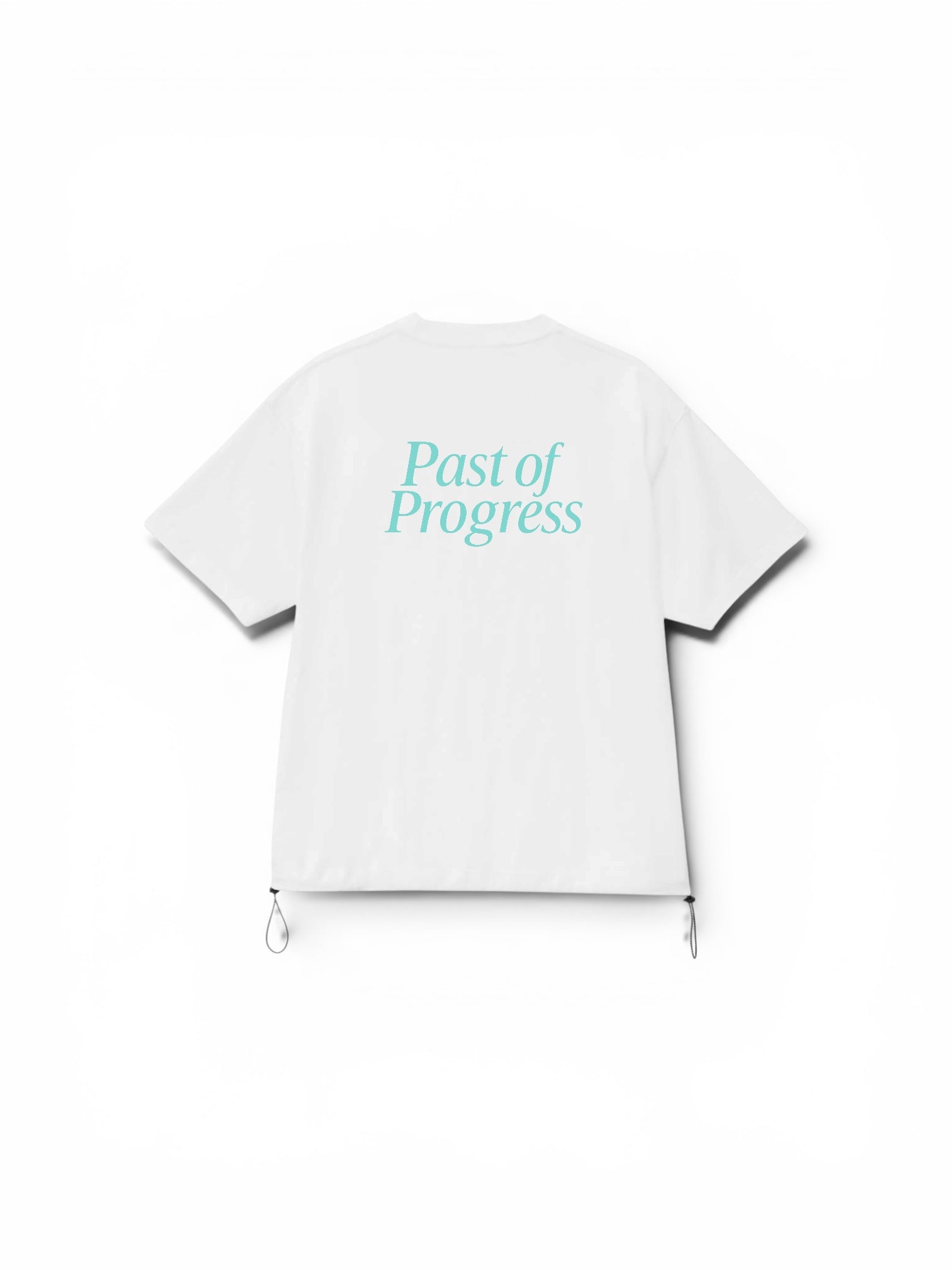 Instagram 1,500フォロワー達成記念  Classic Logo BALLON Tシャツ - ティファニーカラー 【WHITE】