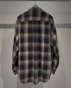 MERCURY BUTTON RAYON OMBRE SHIRT JACKET - PAST005