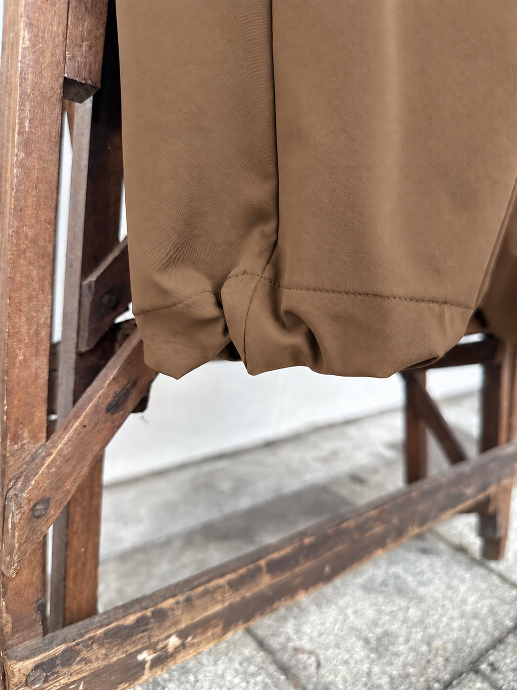 【LIMITED COLOR】CHANGE BUTTON SOLOTEX®︎ CARGO SLACKS - BROWN