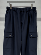MERCURY COIN CHANGE BUTTON SOLOTEX®︎ CARGO SLACKS - NAVY