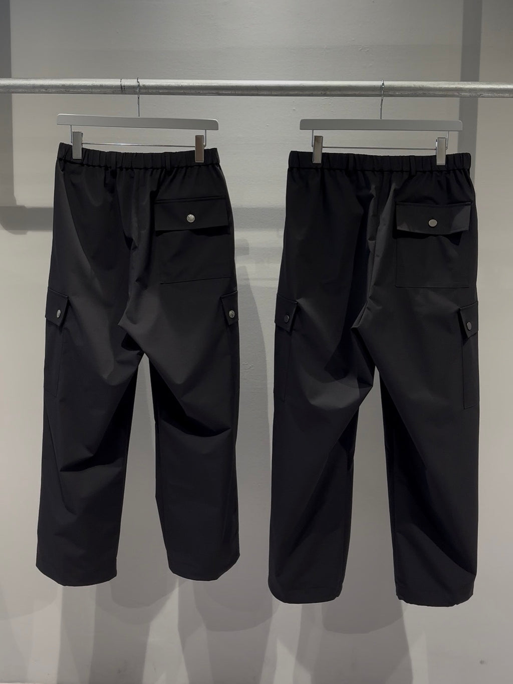 MERCURY COIN CHANGE BUTTON SOLOTEX®︎ CARGO SLACKS - BLACK