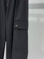 MERCURY COIN CHANGE BUTTON SOLOTEX®︎ CARGO SLACKS - BLACK