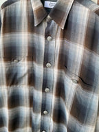 MERCURY BUTTON RAYON OMBRE SHIRT JACKET - PAST005