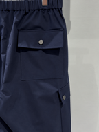 MERCURY COIN CHANGE BUTTON SOLOTEX®︎ CARGO SLACKS - NAVY
