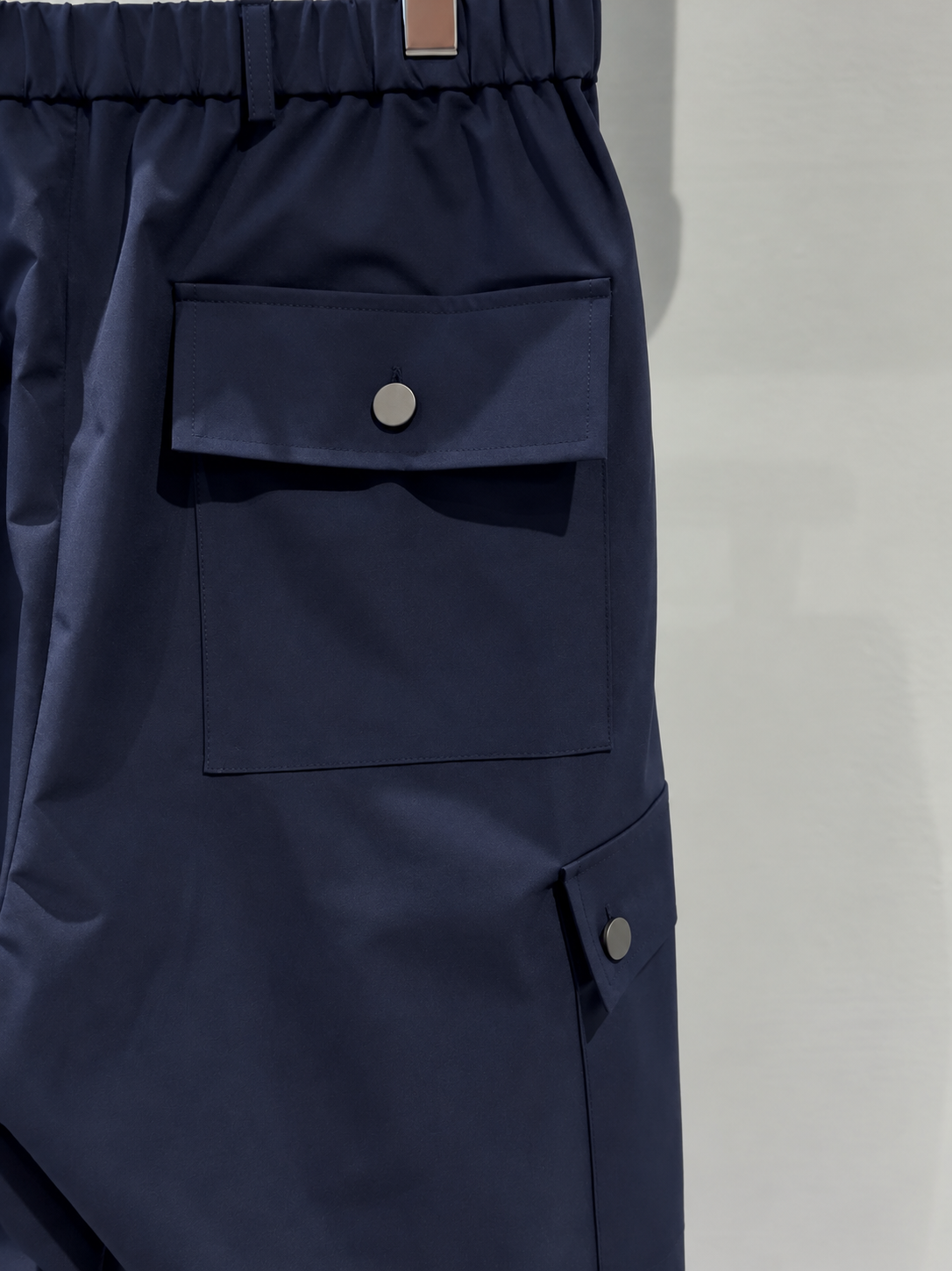 MERCURY COIN CHANGE BUTTON SOLOTEX®︎ CARGO SLACKS - NAVY