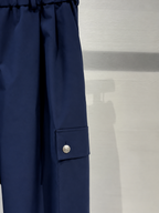 MERCURY COIN CHANGE BUTTON SOLOTEX®︎ CARGO SLACKS - NAVY