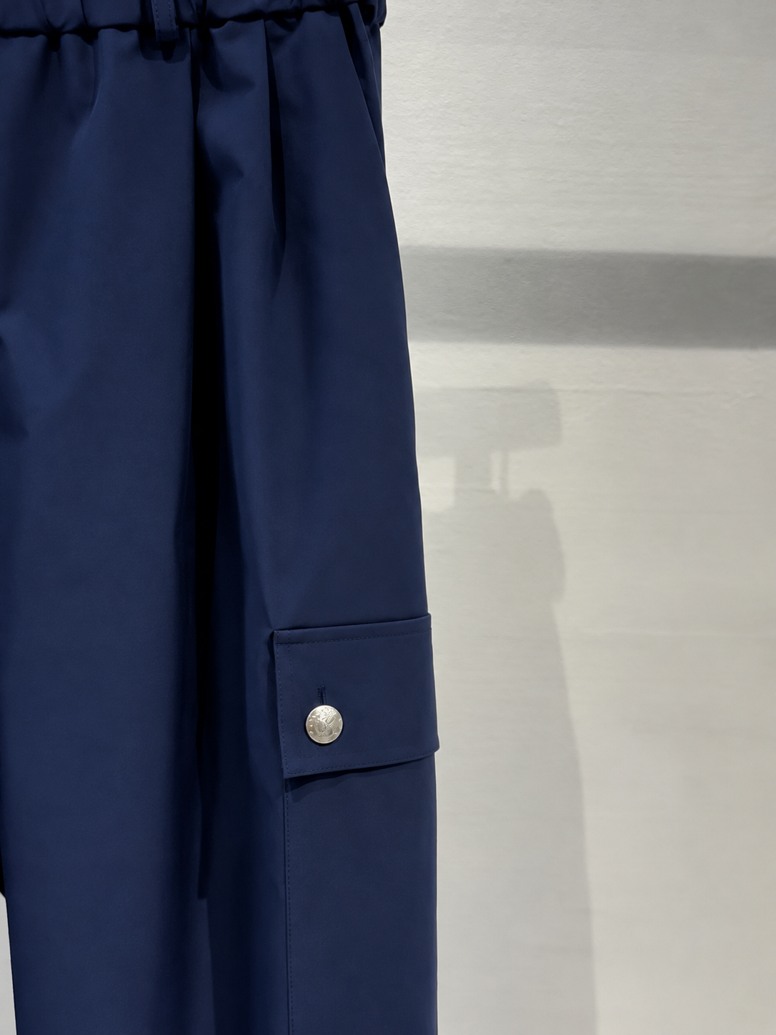 MERCURY COIN CHANGE BUTTON SOLOTEX®︎ CARGO SLACKS - NAVY