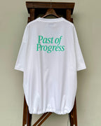 Instagram 1,500フォロワー達成記念  Classic Logo BALLON Tシャツ - ティファニーカラー 【WHITE】