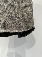 Mercury Mini Button Paisley Black Collar Shirt - JAPAN MADE
