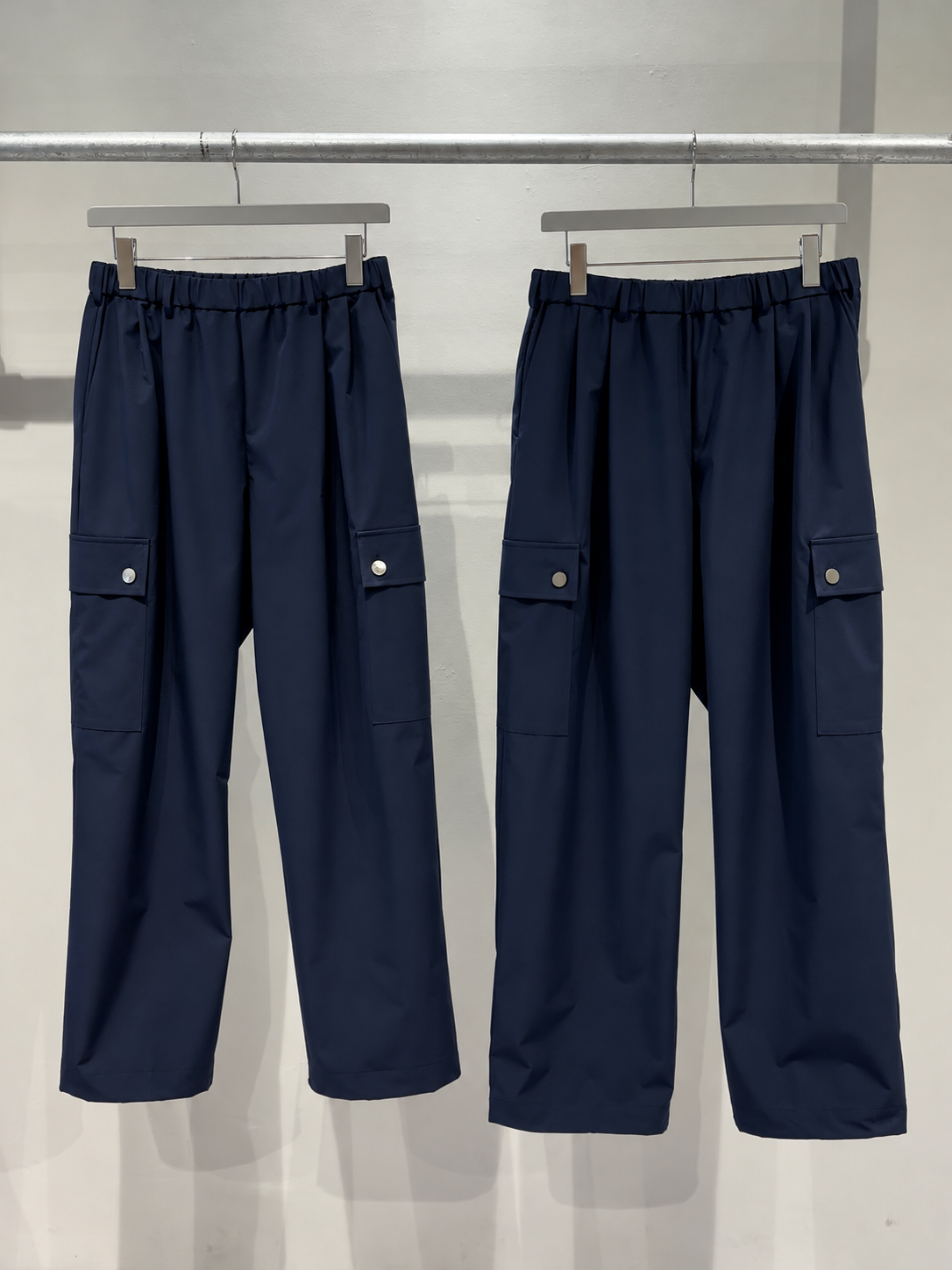 MERCURY COIN CHANGE BUTTON SOLOTEX®︎ CARGO SLACKS - NAVY