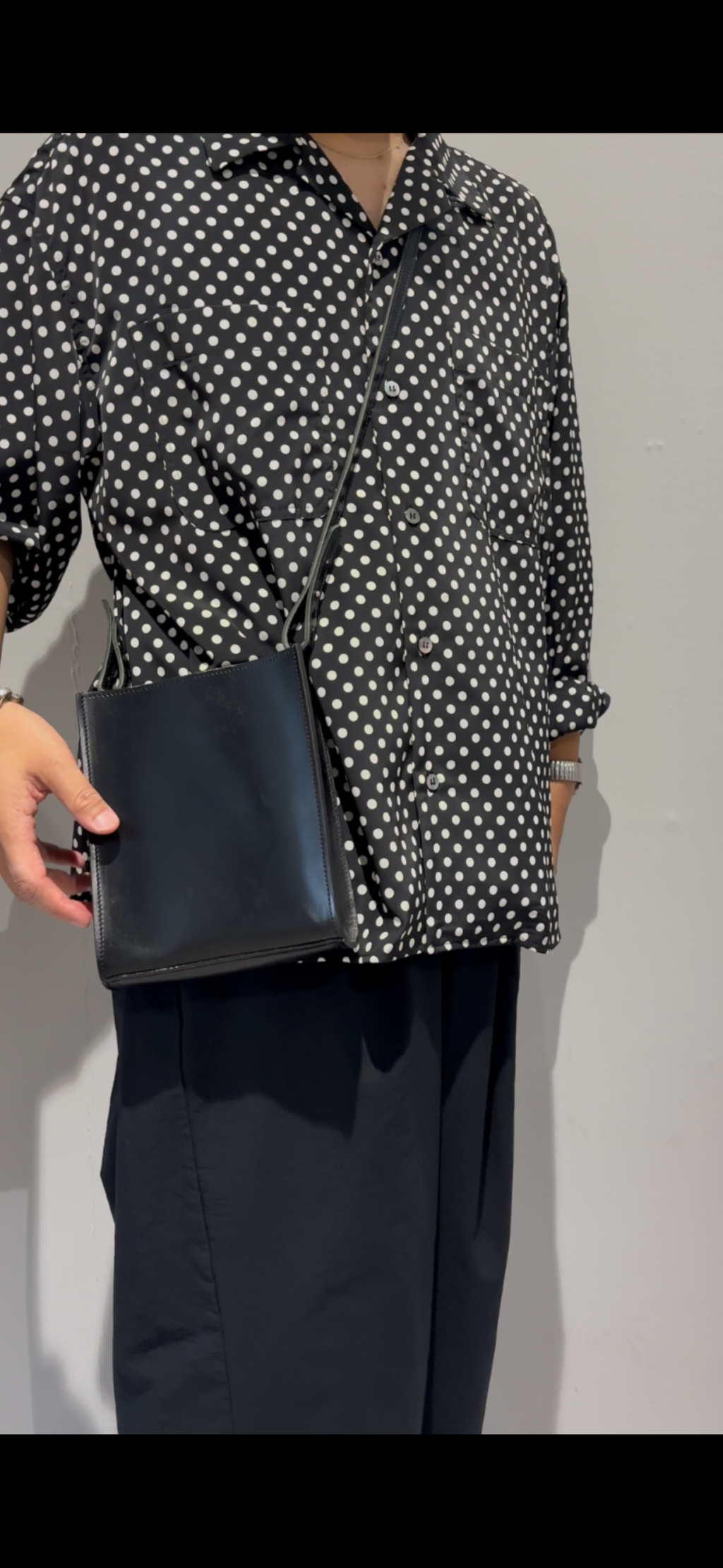 NAMELESS LEATHER SHOULDER BAG