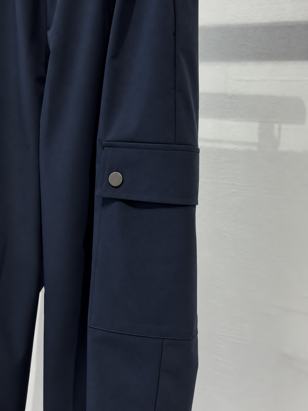 MERCURY COIN CHANGE BUTTON SOLOTEX®︎ CARGO SLACKS - NAVY