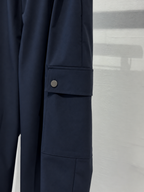 MERCURY COIN CHANGE BUTTON SOLOTEX®︎ CARGO SLACKS - NAVY