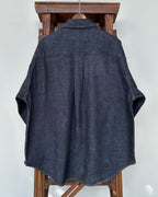 【Lightning 11月号掲載】MERCURY BUTTON 12OZ DENIM JACKET SHIRTS（INDIGO） - PAST-005