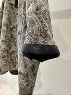 Mercury Mini Button Paisley Black Collar Shirt - JAPAN MADE