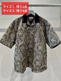 Mercury Mini Button Paisley Black Collar Shirt - JAPAN MADE
