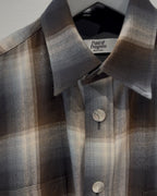MERCURY BUTTON RAYON OMBRE SHIRT JACKET - PAST005