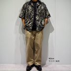 Mercury Mini Button Drip Paint Black Collar Shirt - JAPAN MADE