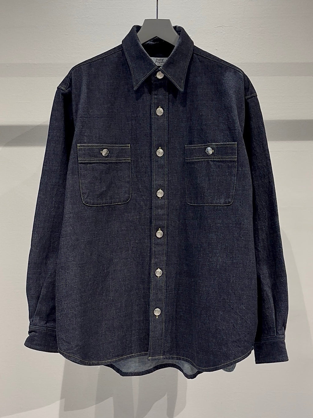 MERCURY BUTTON 12OZ DENIM JACKET SHIRTS - PAST-005