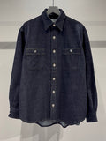 MERCURY BUTTON 12OZ DENIM JACKET SHIRTS - PAST-005