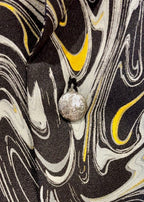 Mercury Mini Button Drip Paint Black Collar Shirt - JAPAN MADE