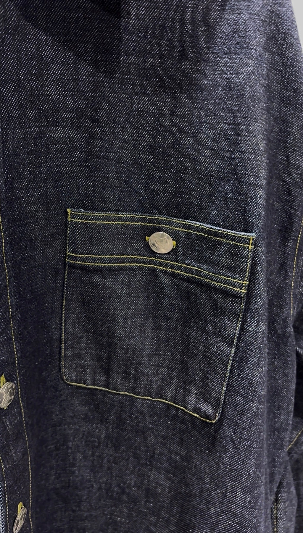 MERCURY BUTTON 12OZ DENIM JACKET SHIRTS - PAST-005