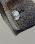 MERCURY BUTTON RAYON OMBRE SHIRT JACKET - PAST005