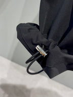MERCURY COIN CHANGE BUTTON SOLOTEX®︎ CARGO SLACKS - BLACK
