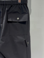 MERCURY COIN CHANGE BUTTON SOLOTEX®︎ CARGO SLACKS - BLACK
