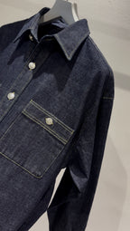 MERCURY BUTTON 12OZ DENIM JACKET SHIRTS - PAST-005