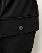 CHANGE BUTTON SOLOTEX®︎ CARGO SLACKS - BLACK