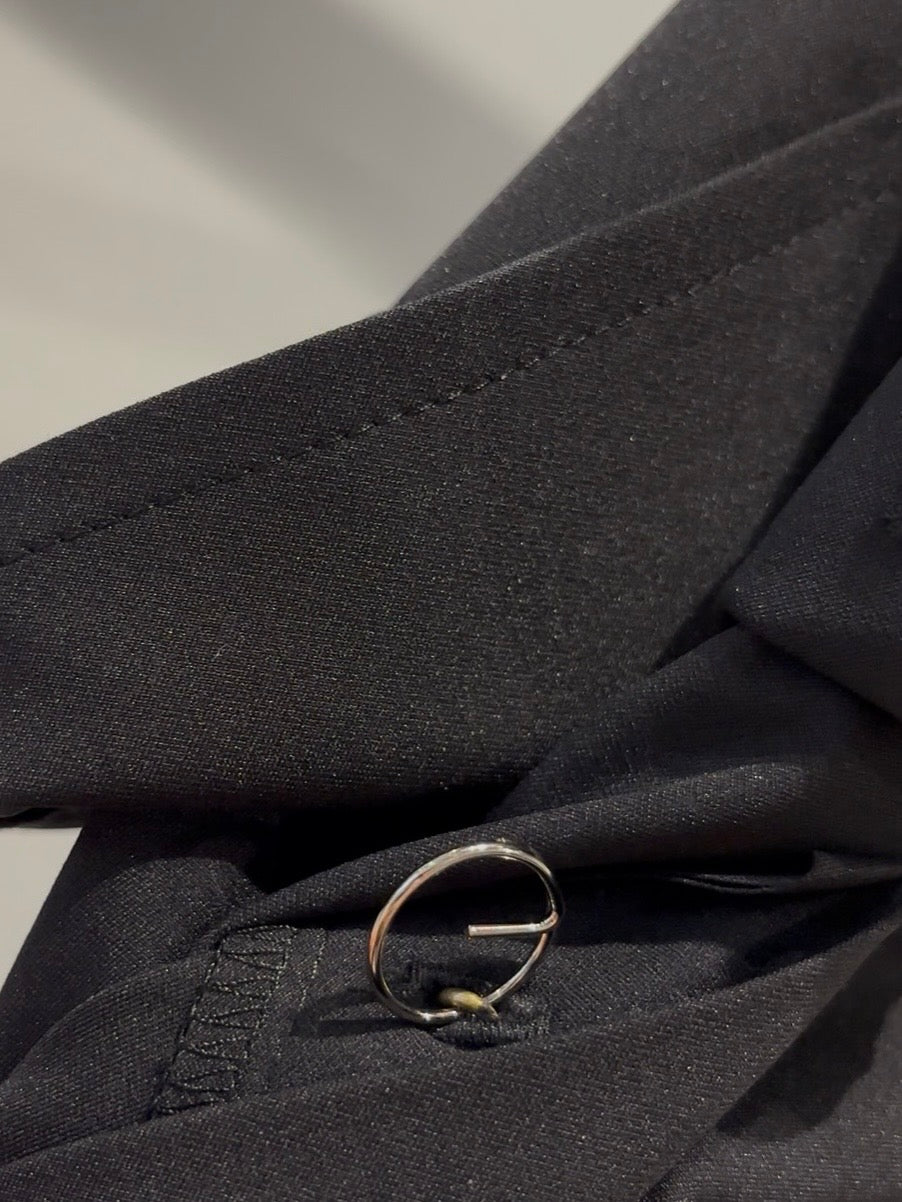 MERCURY COIN CHANGE BUTTON SOLOTEX®︎ CARGO SLACKS - BLACK
