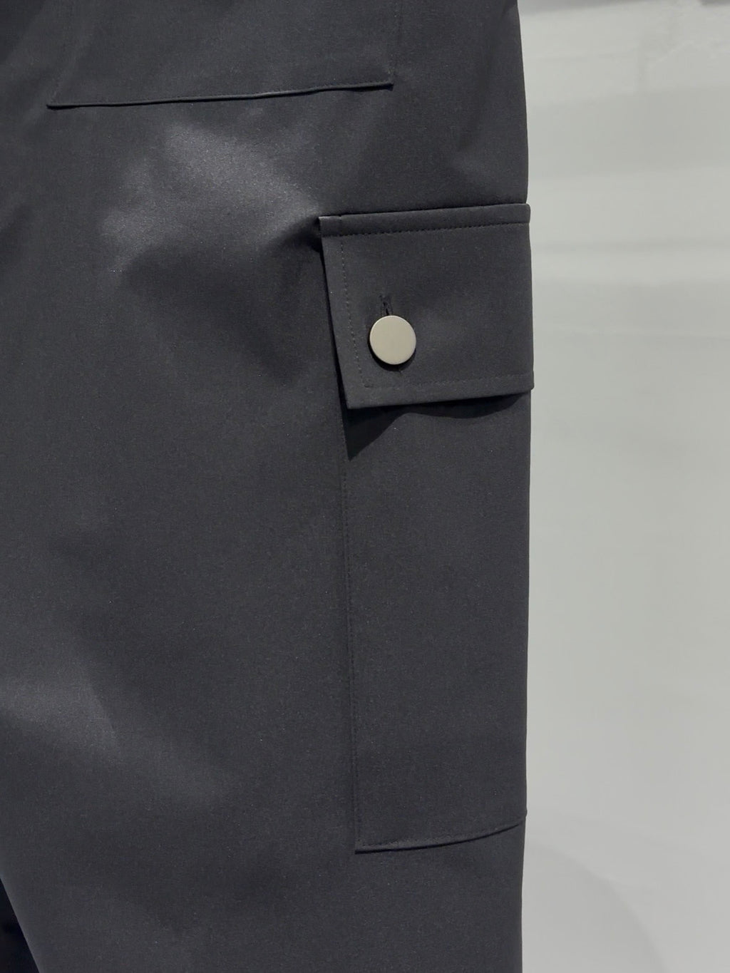 MERCURY COIN CHANGE BUTTON SOLOTEX®︎ CARGO SLACKS - BLACK