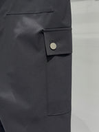 MERCURY COIN CHANGE BUTTON SOLOTEX®︎ CARGO SLACKS - BLACK