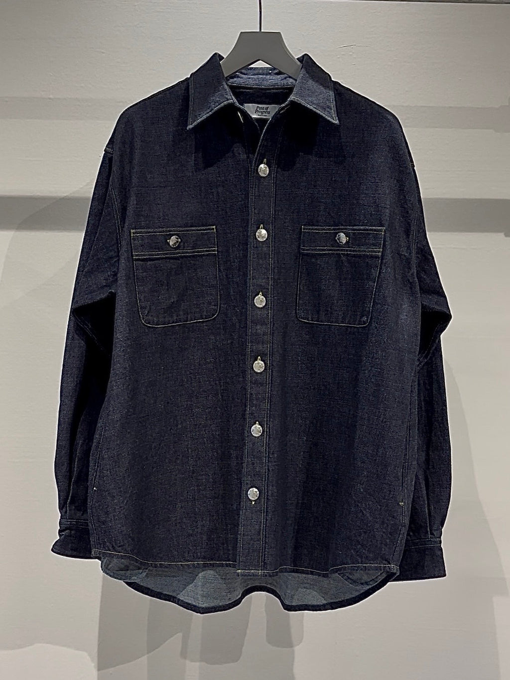 MERCURY BUTTON 12OZ DENIM JACKET SHIRTS - PAST-005