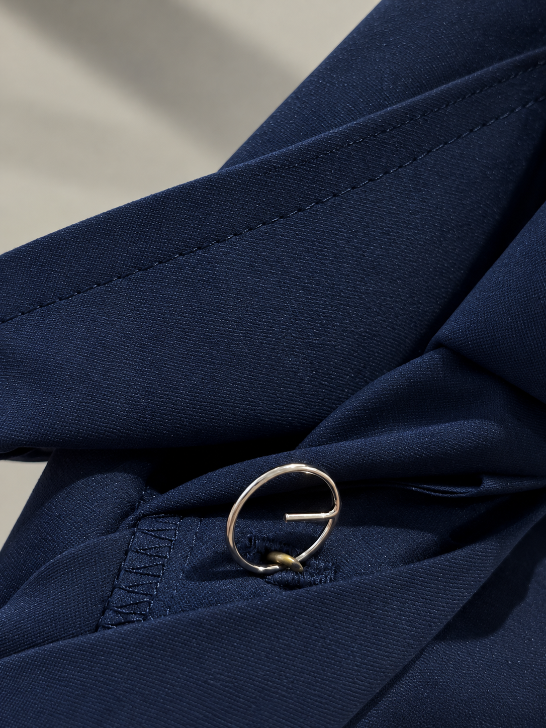 MERCURY COIN CHANGE BUTTON SOLOTEX®︎ CARGO SLACKS - NAVY