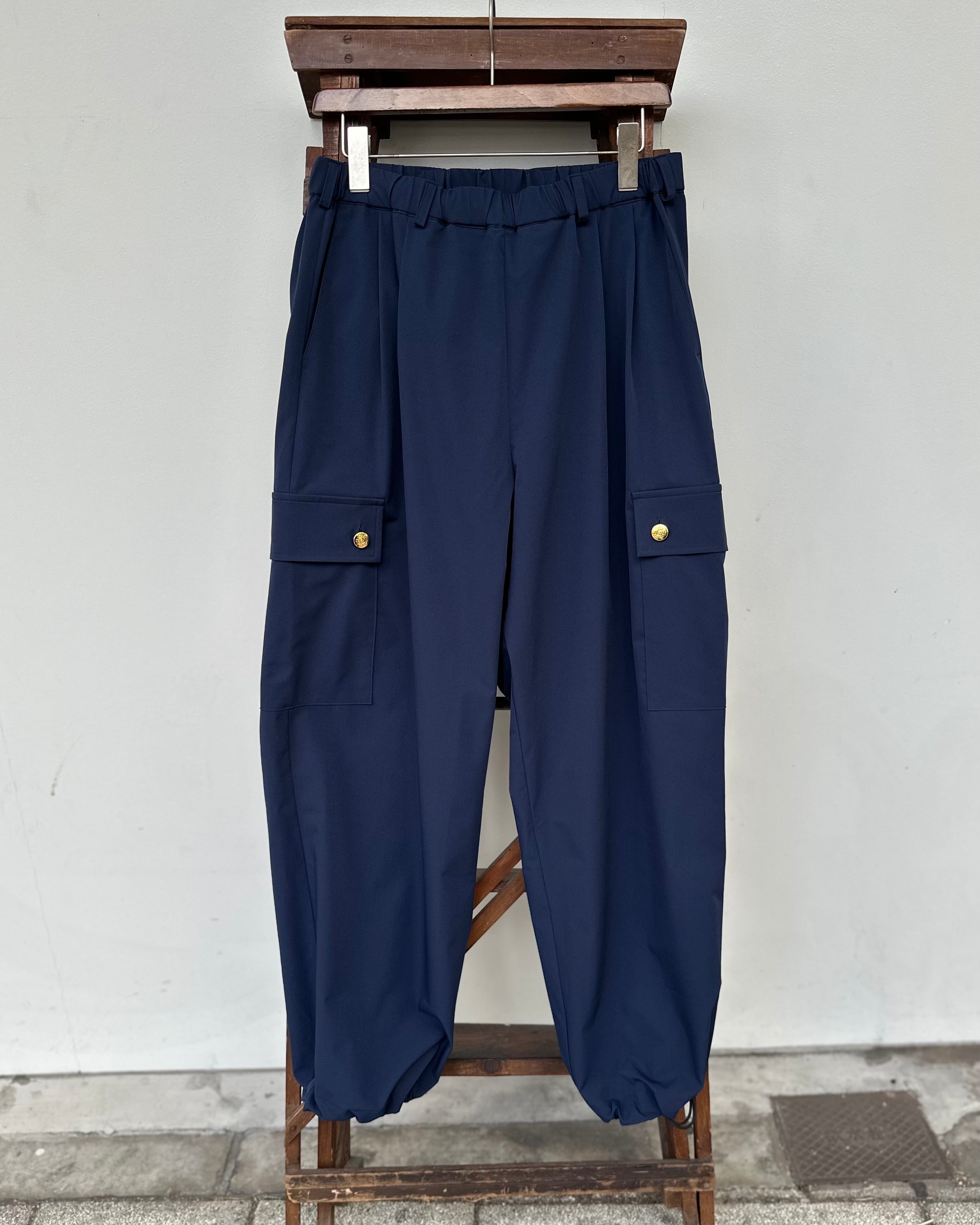 CHANGE BUTTON SOLOTEX®︎ CARGO SLACKS - NAVY
