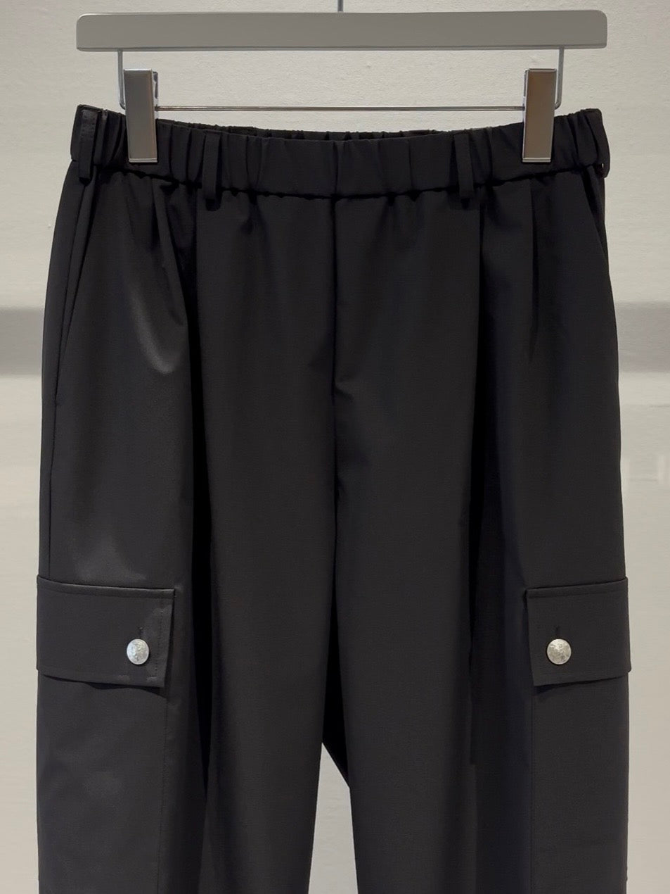 MERCURY COIN CHANGE BUTTON SOLOTEX®︎ CARGO SLACKS - BLACK