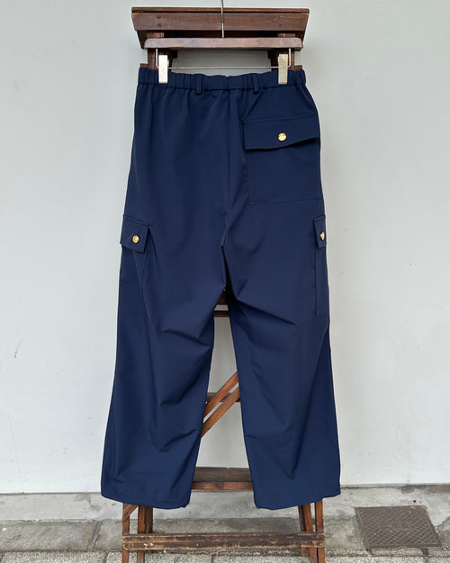 CHANGE BUTTON SOLOTEX®︎ CARGO SLACKS - NAVY