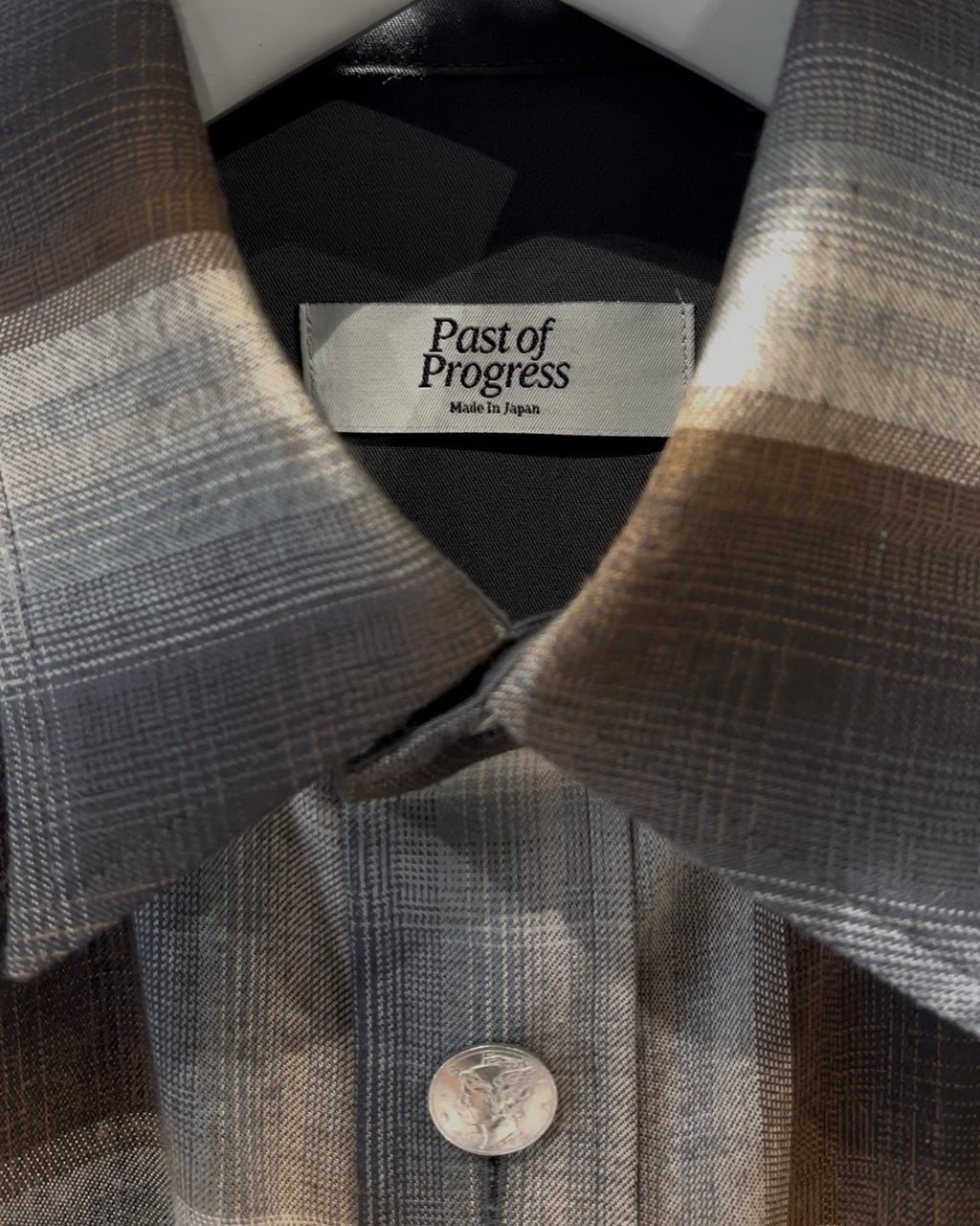 MERCURY BUTTON RAYON OMBRE SHIRT JACKET - PAST005