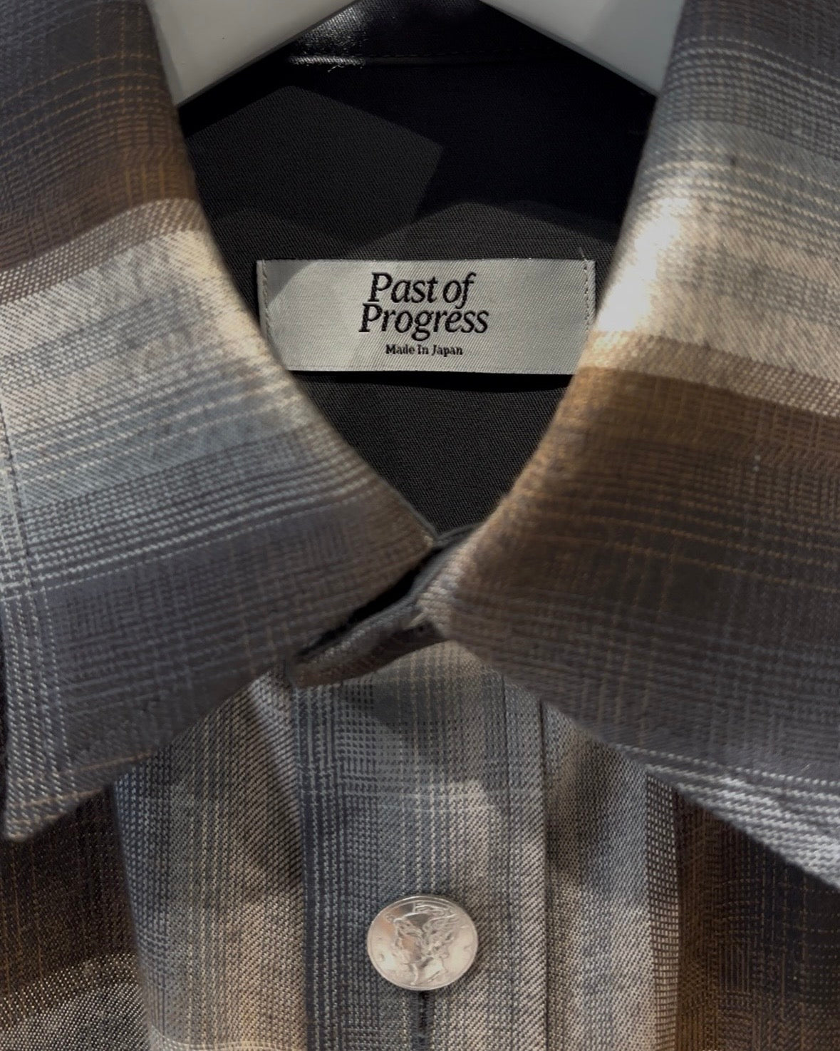 MERCURY BUTTON RAYON OMBRE SHIRT JACKET - PAST005