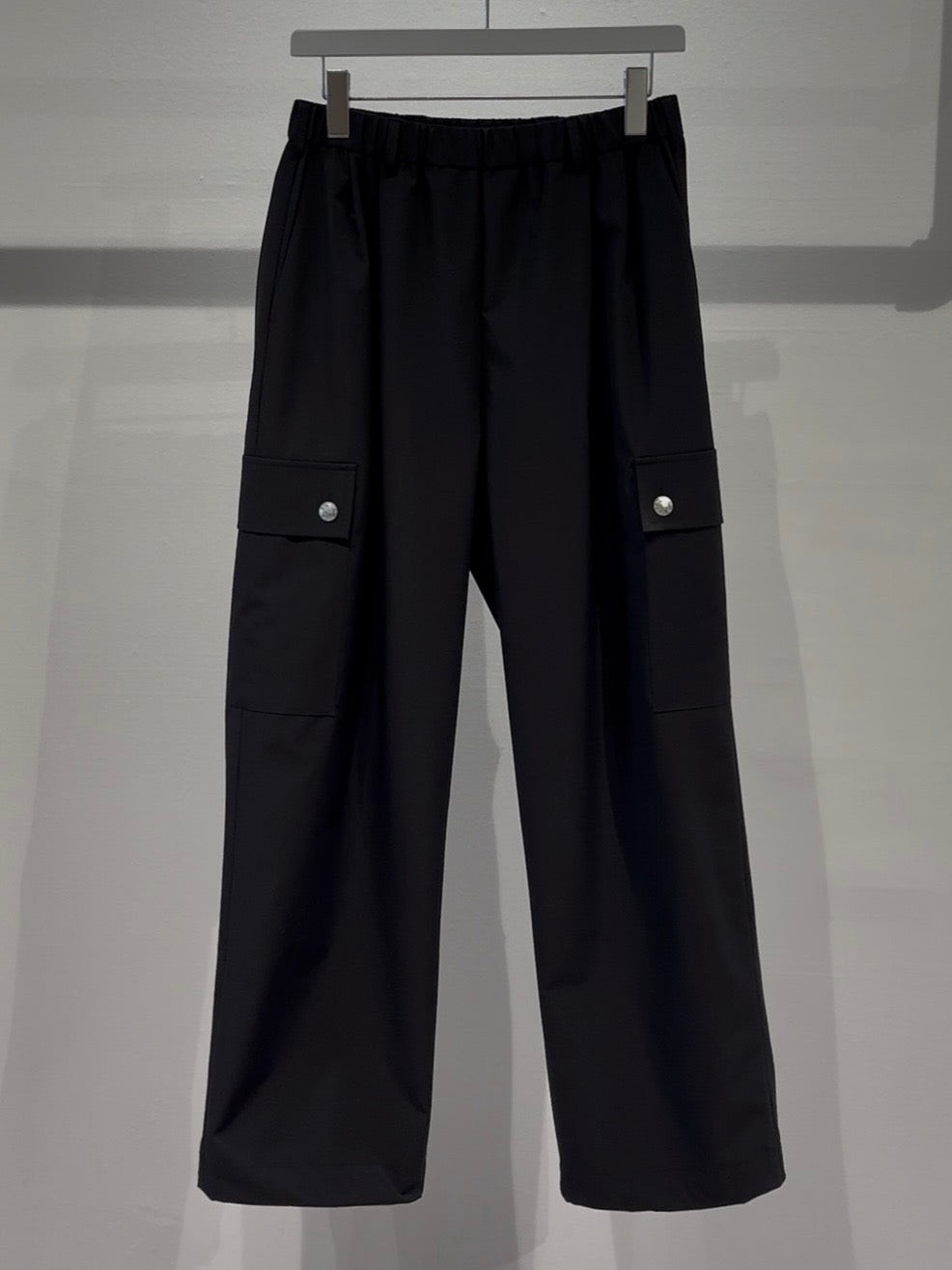 MERCURY COIN CHANGE BUTTON SOLOTEX®︎ CARGO SLACKS - BLACK