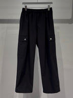 MERCURY COIN CHANGE BUTTON SOLOTEX®︎ CARGO SLACKS - BLACK